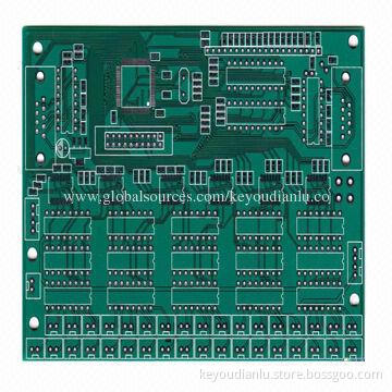 FR4 PCB with Board Thickness of 1.6mm, 0.3mm Minimum Hole Diameter